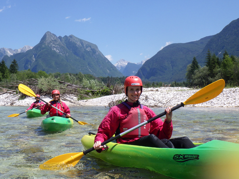kayaking the soca river