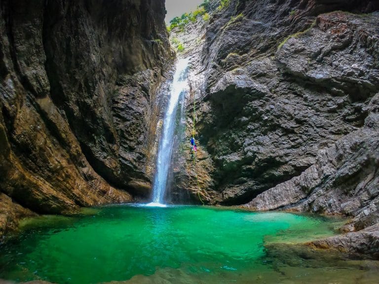 Canyoning, voda in skoki – Rio Simon